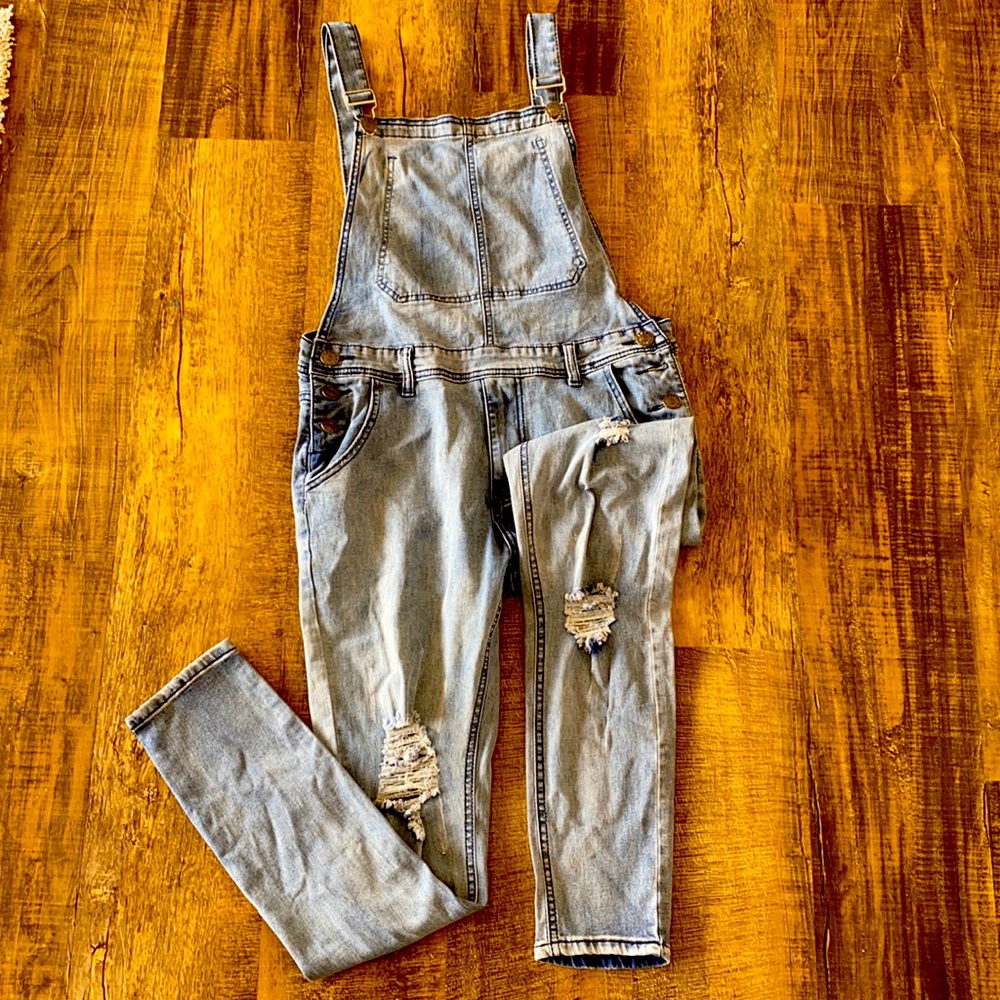 Size M Zaful overall for women washout Jean color